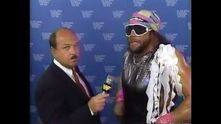 Macho Man Randy Savage Promo on Honky Tonk Man 10241987 Spectrum [upl. by Yrek]