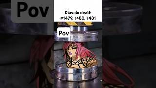 Diavolo death 1479 to 1481 pov 😭 jjba goldenwind diavolo jojosbizzareadventure memes [upl. by Ppik854]