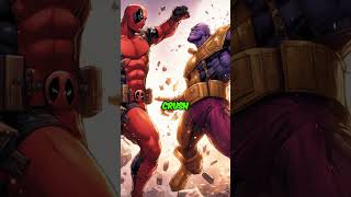 Deadpool x Death Rip Thanos ❤️😂 shorts [upl. by Anauqahc]