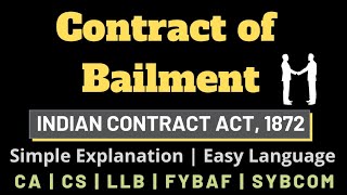 Contract of Bailment  Types of Bailment  Essentials of valid Bailment Simple explanation [upl. by Nira]