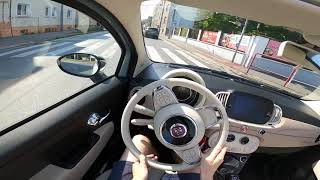 2024 Fiat 500 Collezione 1957 Cabrio  POV Test Drive [upl. by Alyled]