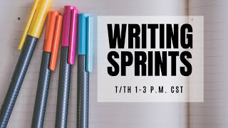 HB Creative Writing Sprints [upl. by Washburn6]