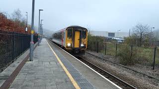 153333 arrives at Ebbw Vale town [upl. by Saihtam529]