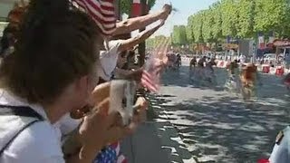 Tour de France  résumé arrivée Champs Elysée [upl. by Aneehsirk]