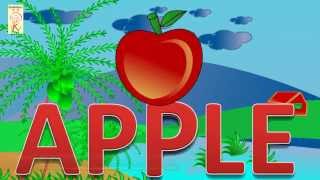 Learn kids A for apple B for ball C for Cap [upl. by Ahsurej]