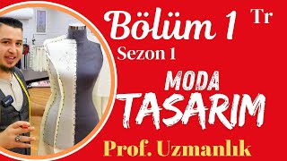 SEZON 1 BÖLÜM 1 TESETTÜR BEDEN KALIBI  BYARSLAN Moda Tasarım Kalıp ve Dikiş Eğitimi [upl. by Maffa]