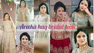 Areeka haq latest bridal looks Tiktok  Bridal photoshoot❤💕😊💓👌 [upl. by Ahsha]