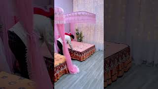 Home Textile Bedding Bed Skirt Mosquito Net [upl. by Pears]