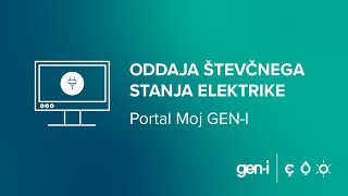 GENI ELEKTRIKA  Oddaja števčnega stanja na portalu Moj GENI [upl. by Weirick]