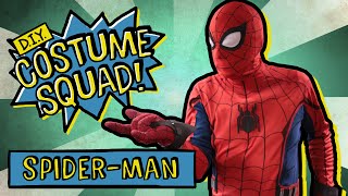 Make Your Own SpiderMan Homecoming Suit  DIY Costume Squad [upl. by Ahsinyd105]