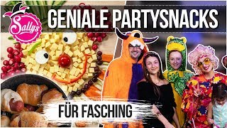 Party Snacks  das perfekte Buffet  Karneval  Sallys Welt [upl. by Aelc]