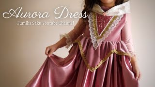 DIY Princess Aurora Dress From Sleeping Beauty [upl. by Avictor]