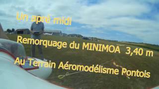 Remorquage planeur Minimoa [upl. by Adnolay]