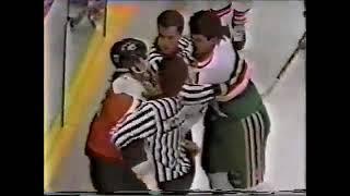 Throwback to when Craig Berube dropped the gloves against Brendan Shanahan on February 24 1989 [upl. by Goodwin]