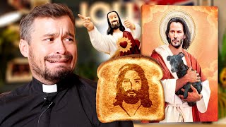 British Priest Reviews Dank Jesus Merch [upl. by Bobbe648]