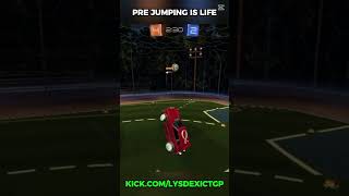 PRE JUMPING TO SAVE THE PLAY 😱 rocketleague rocketleaguefreestyle [upl. by Lauralee]