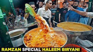 Halim Biryani Sirf Ramzan mai  Paan Mandi ki Special  Karachi Street Food at Night  Ramadan Sehri [upl. by Hollander]