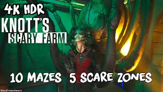 Knotts Scary Farm 2024 at Knotts Berry Farm  Buena Park California [upl. by Oswin795]