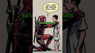 Deadpool Gets HIRED For 7 Dollars To KILL A Kids Nightmares shorts [upl. by Ahsienyt]