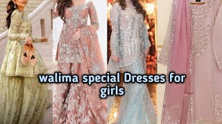 walima special Dresses for girlslatest and trending party wear dresses [upl. by Rexferd796]