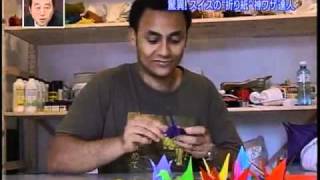 Origami Artist Sipho Mabona JAPAN ALLSTARS TV TOKYO [upl. by Aloz163]