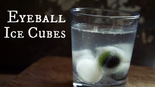 How to Make Halloween Eyeball Ice Cubes  Whatcha Eating 110 [upl. by Stormy]