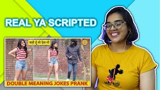 DOUBLE MEANING JOKES PRANK REACTION  EPISODE  51  FUNNY REACTIONS  DILLI K DILER  Neha M [upl. by Hardman353]