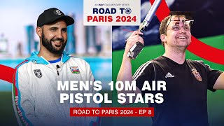 Olympic Shooting Mens 10m Air Pistol Stars  Road To Paris 2024 [upl. by Zenia]