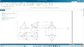 Orthographic Projection of Solids Tetrahedron 01 [upl. by Eca418]