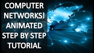 What is a Computer Network  Animated step by step tutorial How devices communicate with each other [upl. by Valaree]