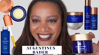 AUGUSTINUS BADER  The Face Oil The Cleansing Balm Body Lotion Hair Oil Tested on Mature Skin [upl. by Ayin]