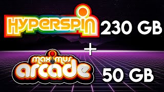 HyperSpin 230GB  Maximus Arcade 50GB [upl. by Keverne]