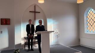 Gudstjeneste d 23 nov  Kenneth Jørgensen  Slagelse Adventistkirke [upl. by Atinev]