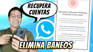 NUEVO WHATSAPP PLUS Ultima Versión ✅ ELIMINA Baneo Necesitas Instalar la versión Oficial 😱 [upl. by Cimah190]