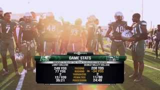 PTVSports Report  Laney vs DVC  EastBay Bowl 2013 [upl. by Maidel]