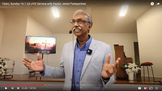 10am 14724 LIVE Service with Pastor Jesse Padayachee [upl. by Cowden]