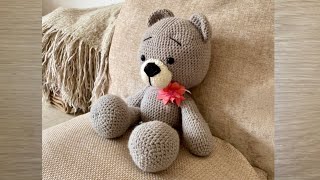 How to crochet Amigurumi bear free Amigurumi bear pattern bear Amigurumi [upl. by Nivrac]