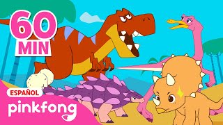 ¡ROAR¡ Los Mejores Videos de Dinosaurios para niños 🦖🦕  Recopilación  Pinkfong en español [upl. by Rednijar]