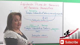 Liquidación de Prima Para el Servicio Doméstico en Colombia [upl. by Wyon]