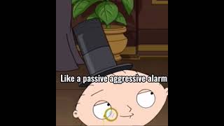 Passive aggressive Alarm Clock  Family Guy shorts [upl. by Nailij136]