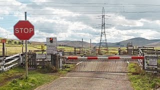 Bodsbury Level Crossing South Lanarkshire [upl. by Akemahc]