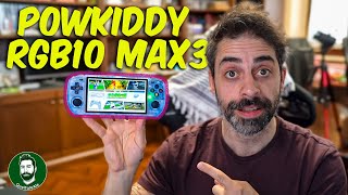 Powkiddy RGB10 Max3  Unboxing e prime prove [upl. by Herstein]