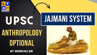 Jajmani System  Anthropology Made Simple  Score 300 Explained in Telugu by Srinivas Sir  UPSC [upl. by Sergo]