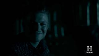 Vikings  Ivar Threatens To Burn Hvitserks Girlfriend Season 5B Official Scene 5x17 HD [upl. by Hgielar]