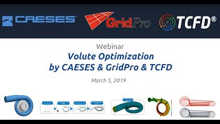 A Compressor Volute Optimization by CAESES  GRIDPRO  TCFD [upl. by Alius]