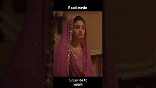 raazi movie scene movie raazimovie aaliabhatt vickykaushal [upl. by Hameean]