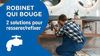 Comment resserrer et refixer un robinet qui bouge   MesDépanneursfr [upl. by Sergeant]