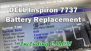 DELL Inspiron 7737 Battery Fix FULL GUIDE in English [upl. by Milas]