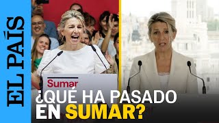 YOLANDA DÍAZ  Un año de Sumar de la ruptura con Podemos a los malos resultados en 2024  EL PAÍS [upl. by Acsisnarf]