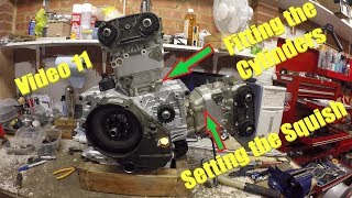 Thunderbike Race Prep Video 11  Ducati 748 Fitting the Cylinders and Setting Squish [upl. by Arzed580]